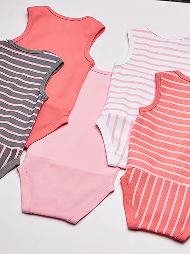 Miniatura 4 de Hanes Baby-Girls Hanes - Body para bebé, Ultimate Flexy sin mangas para niños y niñas, paquete de 5