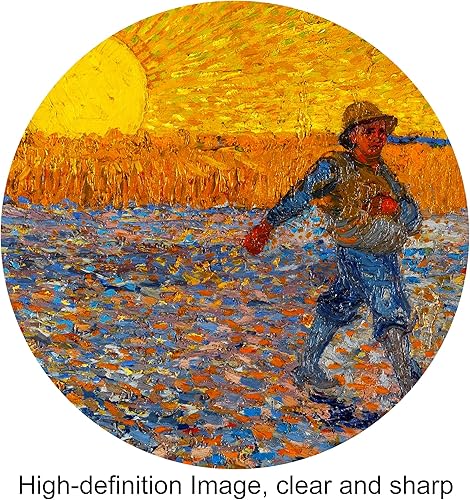 Miniatura 680 de A&T ARTWORK The Starry Night de Vincent Van Gogh. Tamaño del marco: 36 x 30 pulgadas, tamaño de la imagen: 30 x 24 pulgadas, reproducciones clásicas