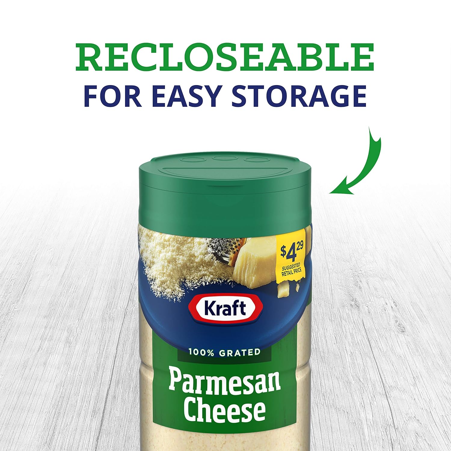 Buy Kraft Parmesan Grated Cheese (16 oz Shaker) Online at Lowest Price