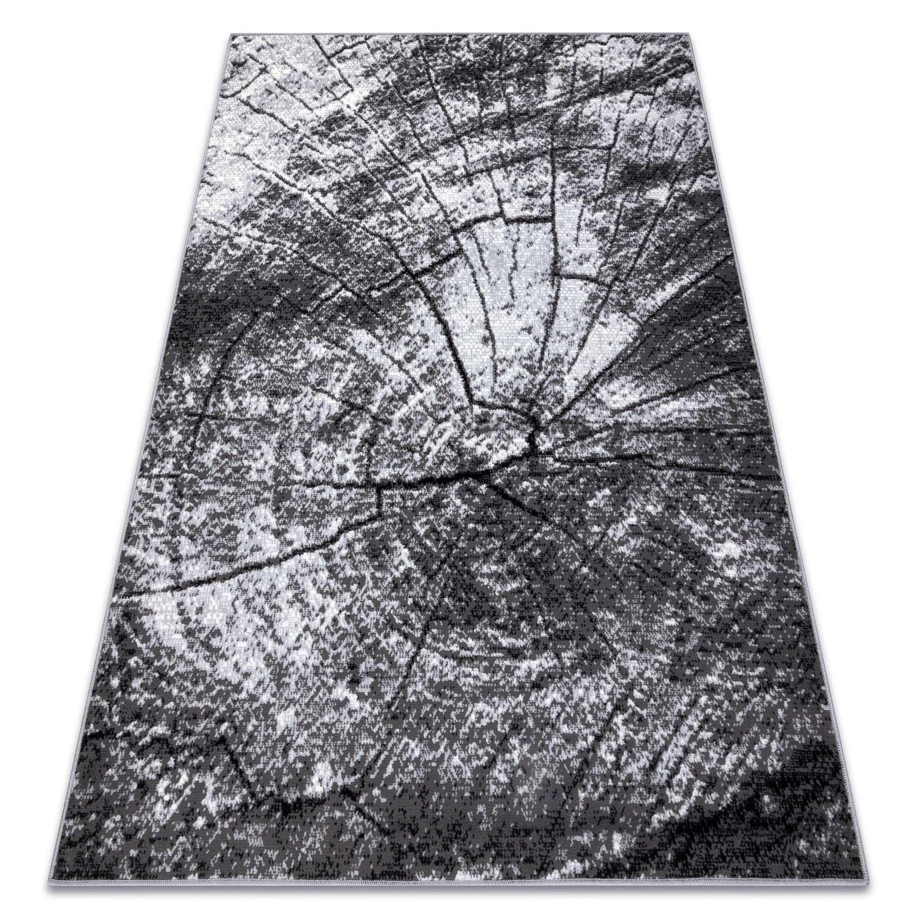 Tapis classique gris 80x150 cm Morad PIEN rugsx pour salon et chambre