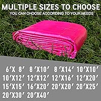 Vista 5 de STARPYNG -Lona de polietileno resistente, impermeable, resistente a los rayos UV, resistente a la intemperie, para automóviles, barcos, patios