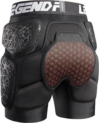 Protective Padded Shorts for Snowboard Ski Ice Skating Skateboard Hip Butt Tailbone Protection for Men Women Youth