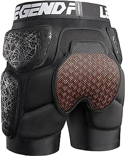 Protective Padded Shorts for Snowboard Ski Ice Skating Skateboard Hip Butt Tailbone Protection for Men Women Youth