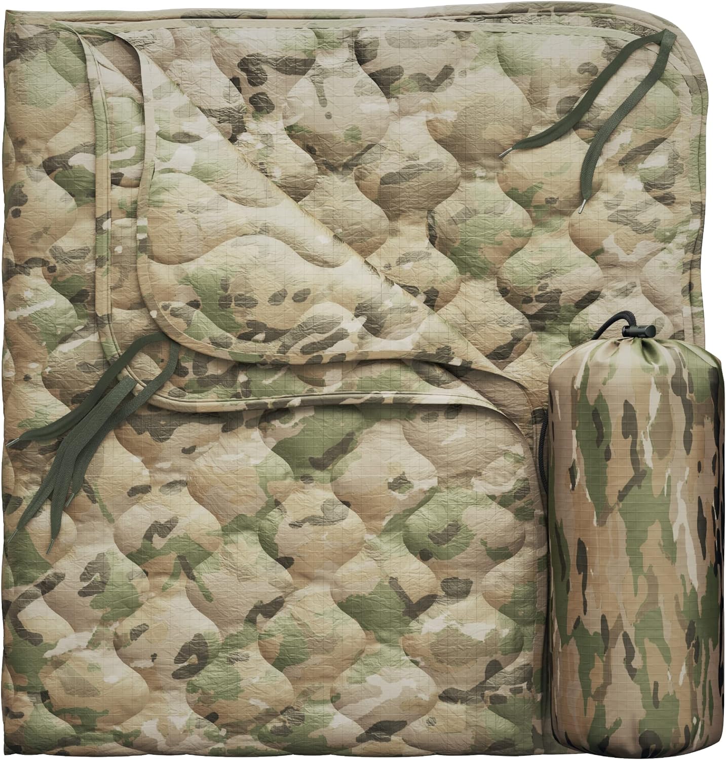 Woobie Blanket Poncho Liner Army & Military Blanket | Insulated Thermal Camping Blanket | USGI, Waterproof Army Gear & Military Gear