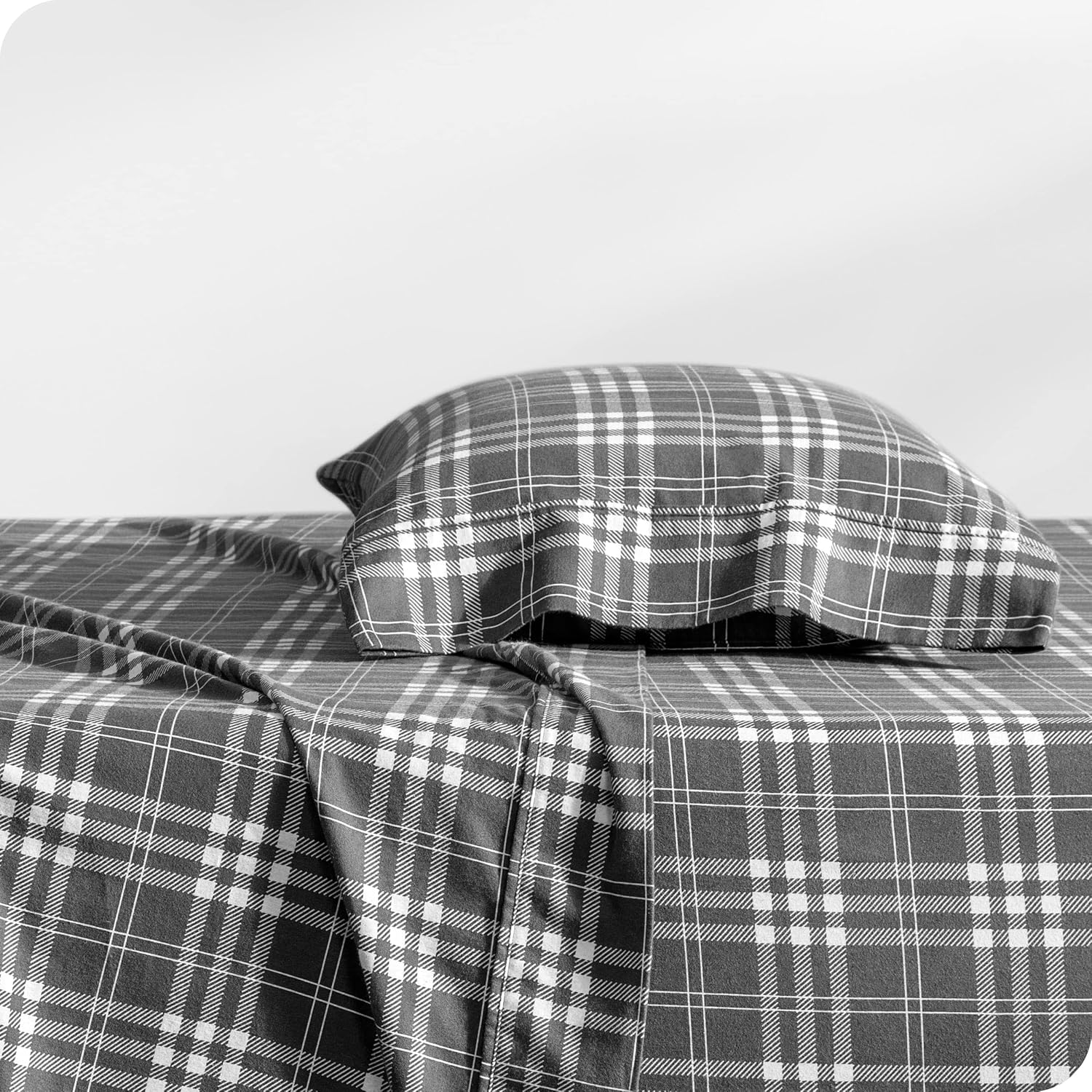 Bare Home Flannel Sheet Set 100 Cotton, Velvety Soft