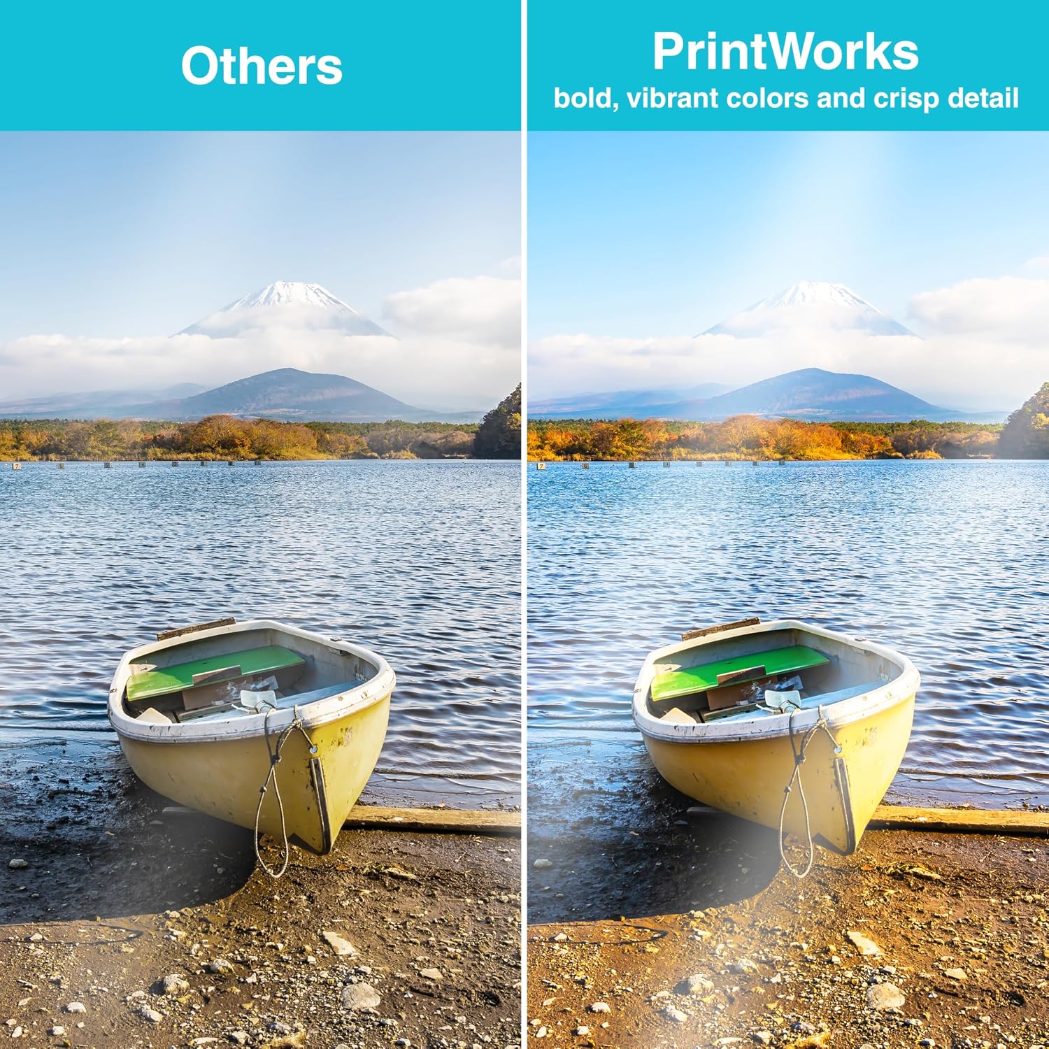 PrintWorks High Gloss Photo Paper 8.5" x 11" - 90 Sheets - 8.5 mil/180 gsm Thickness - Inkjet Glossy Photo Paper Ideal for Craft & School Projects - Instant Dry Brilliant Finish (00547C)