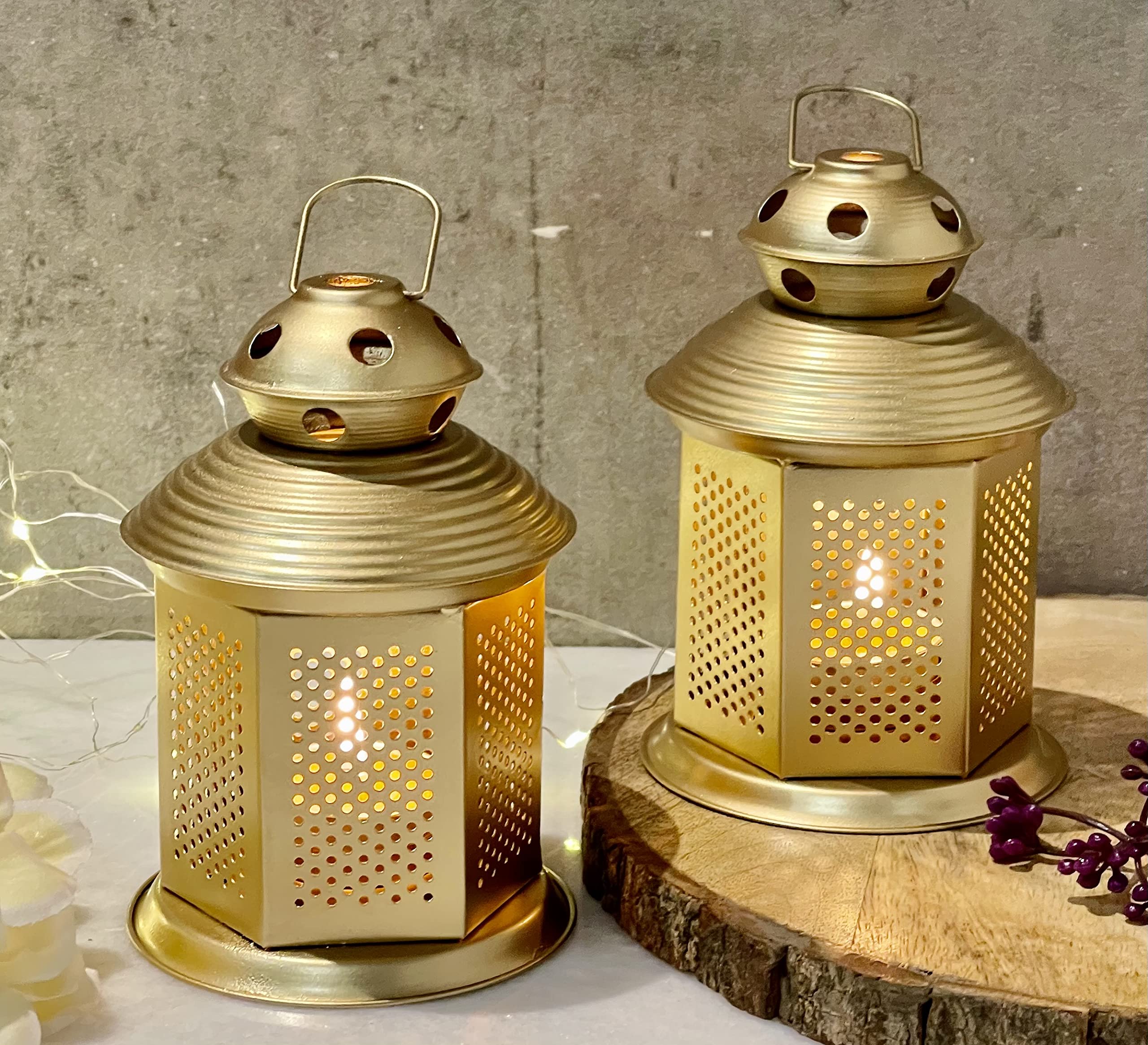 Urban Born Antique Metal Lantern and Hanging Tealight Holder for Home Decor Items | Candles for Home Decoration | Candle Holders for Home Decor *Free Tealight* (B09SV9HGD5) Amazon Price History, Amazon Price Tracker