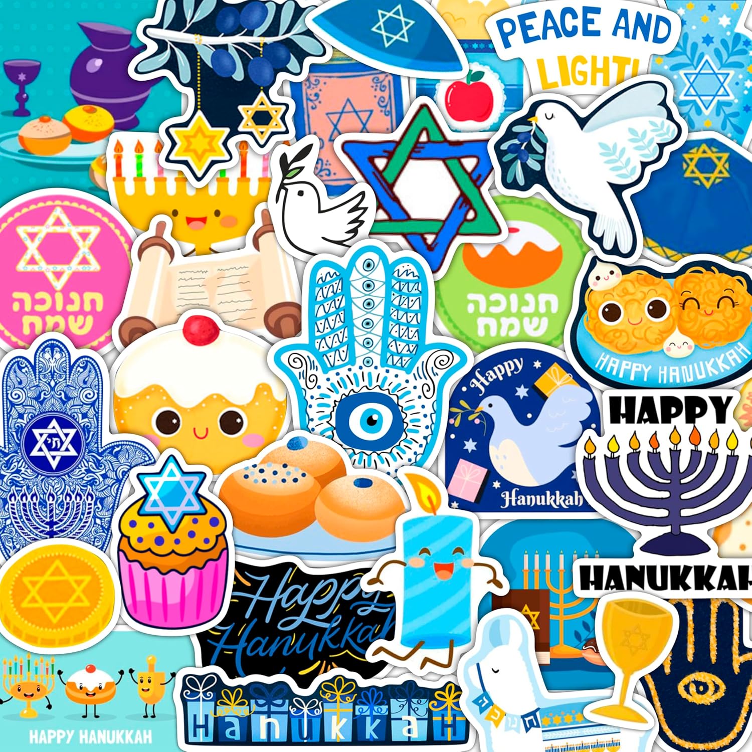 Hanukkah Stickers