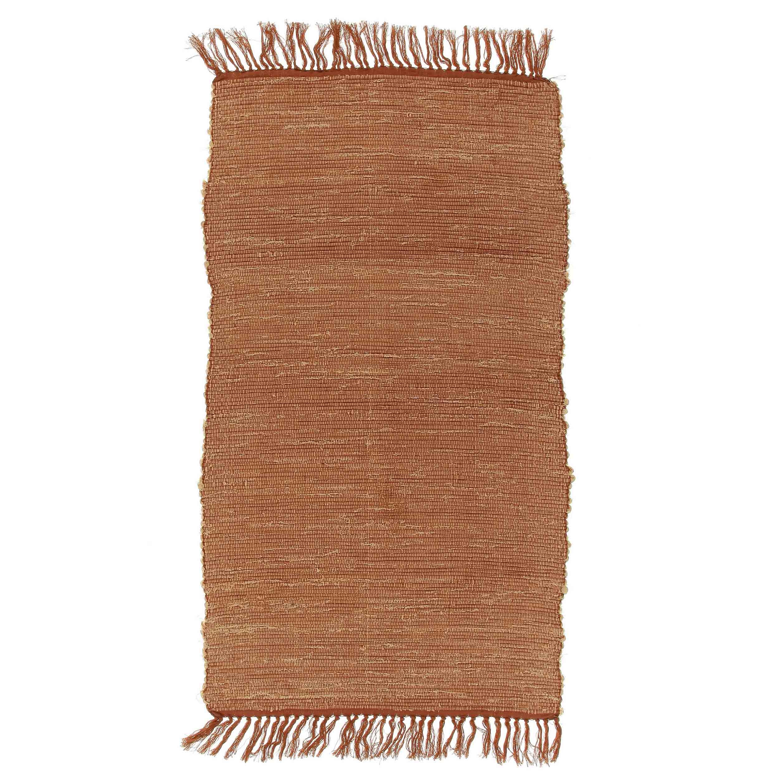 Tapis sur mesure authentique et éco-responsable en coton tissé main de Kibuye