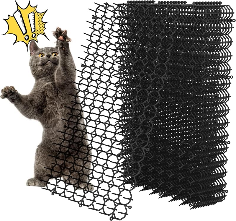 Tapete Repelente para Gatos com Pontas de Plástico PP OCEANPAX 42,5 x 22,5 x 5 cm, Pacote com 10