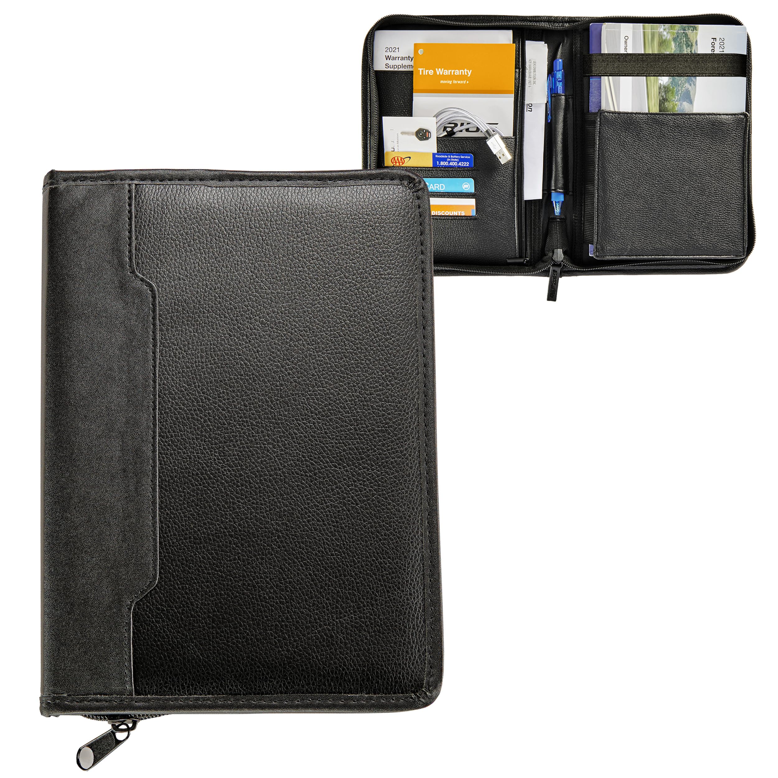 Amazon.com: High Road Owners Manual Case - Textured Faux Leather