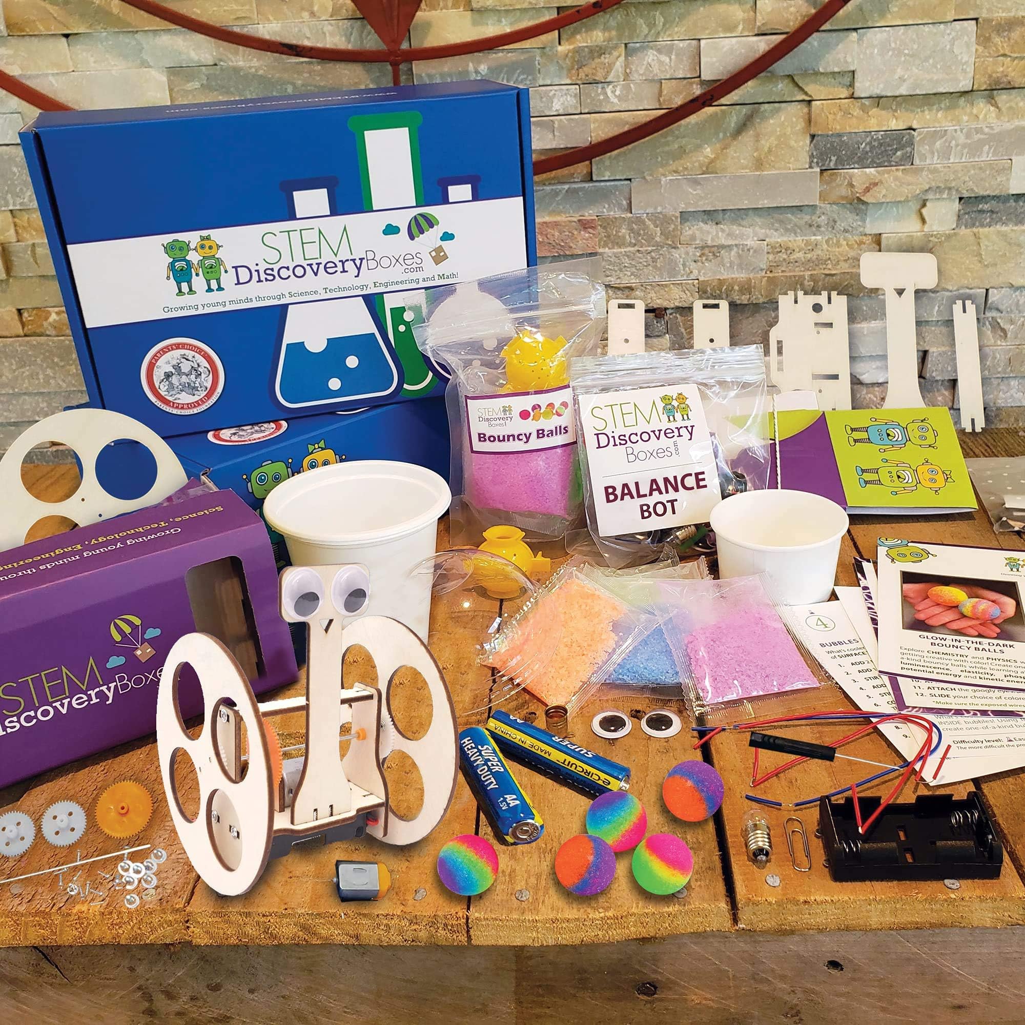 Monthly Kids Science Kit Subscription Box 100+ educational learning projects experiments boys girls ages 7-teen STEAM gift sets