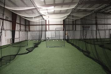 LFS Batting Cage Net Baseball & Softball Netting for Indoor & Outdoor Training | UV Treated, Weather Resistant, Durable | Net Only No Frame Included