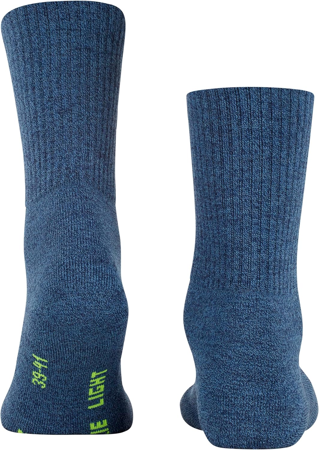 FALKE Unisex Walkie Light Socks, Crew Length, Thick Sole, Hiking Sock, Breathable, Moisture-Wicking, Merino Wool, Blue (Light Denim 6660), 9-10, 1 Pair - Image 2