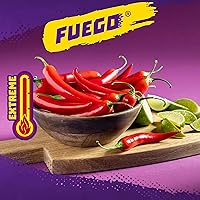 Vista 3 de Takis Fuego 40 piezas / 1 oz Multipack - Chips de tortilla enrollados extremadamente picantes con sabor a pimienta de chile picante y lima - Bolsas