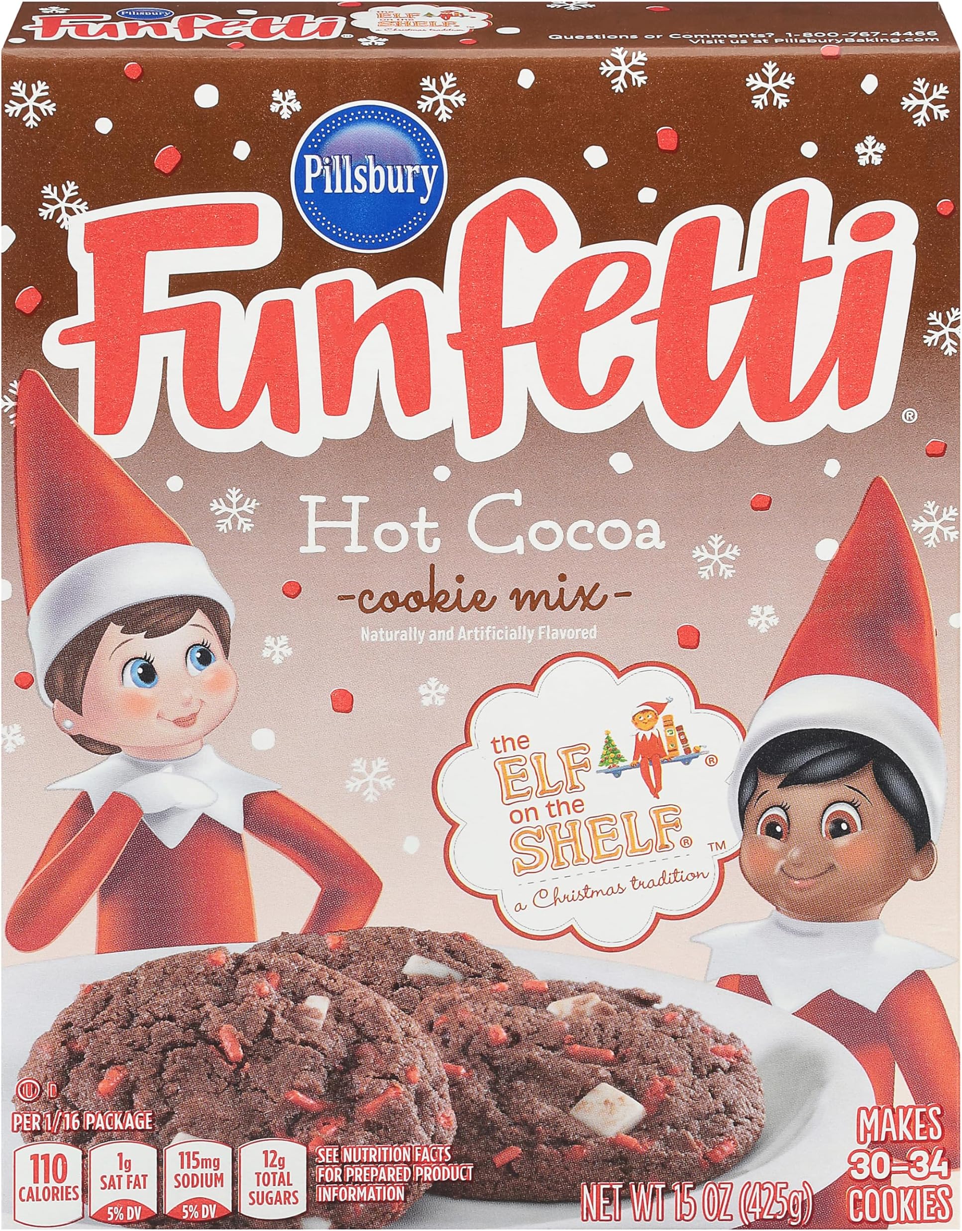 Funfetti Hot Cocoa Cookie Mix, 15 Ounce