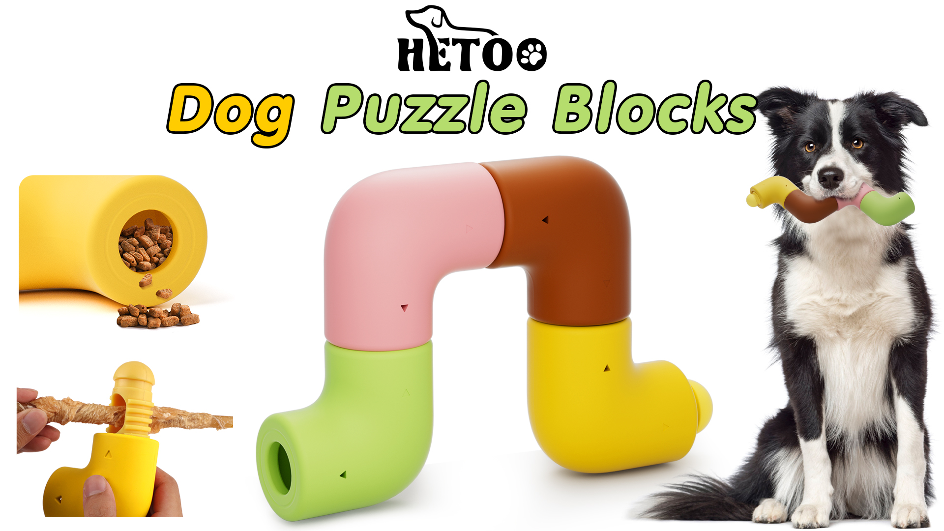 Pet Supplies : HETOO Dog Puzzle for Large Dogs Enrichment Toys
