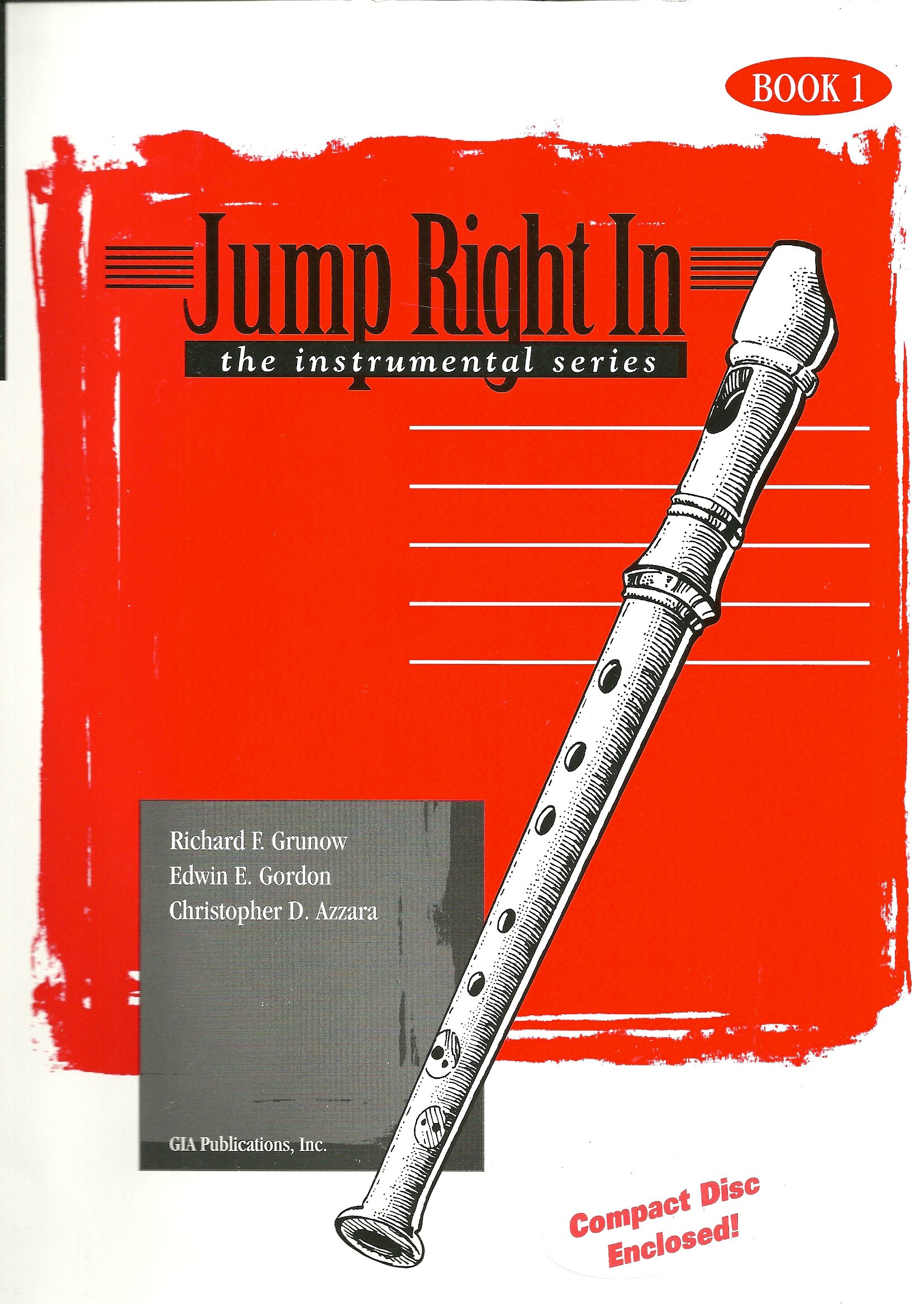 Flauta de pico soprano escolar y método musical Jump Right In para clases extraescolares y casa