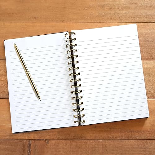 Miniatura 2 de Designer Greetings, Designer Papers - Diario de tapa flexible con banda elástica, "Today is Yours" flores rosas y doradas, 320 páginas (6 x 8.25