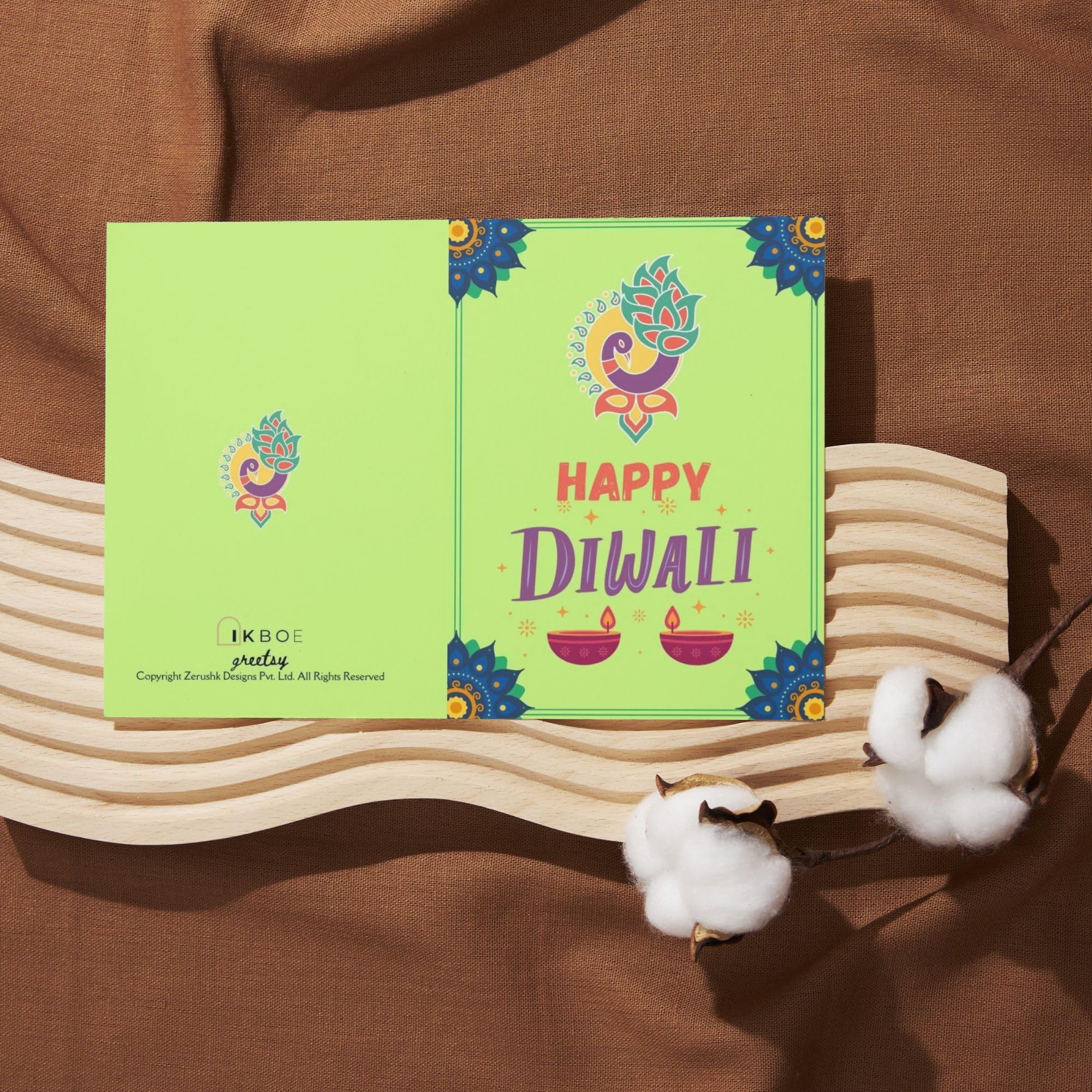 Happy Diwali Greeting Cards - 18 Unique Designs -5 Happy Diwali Greeting Cards - 18 Unique Designs -5