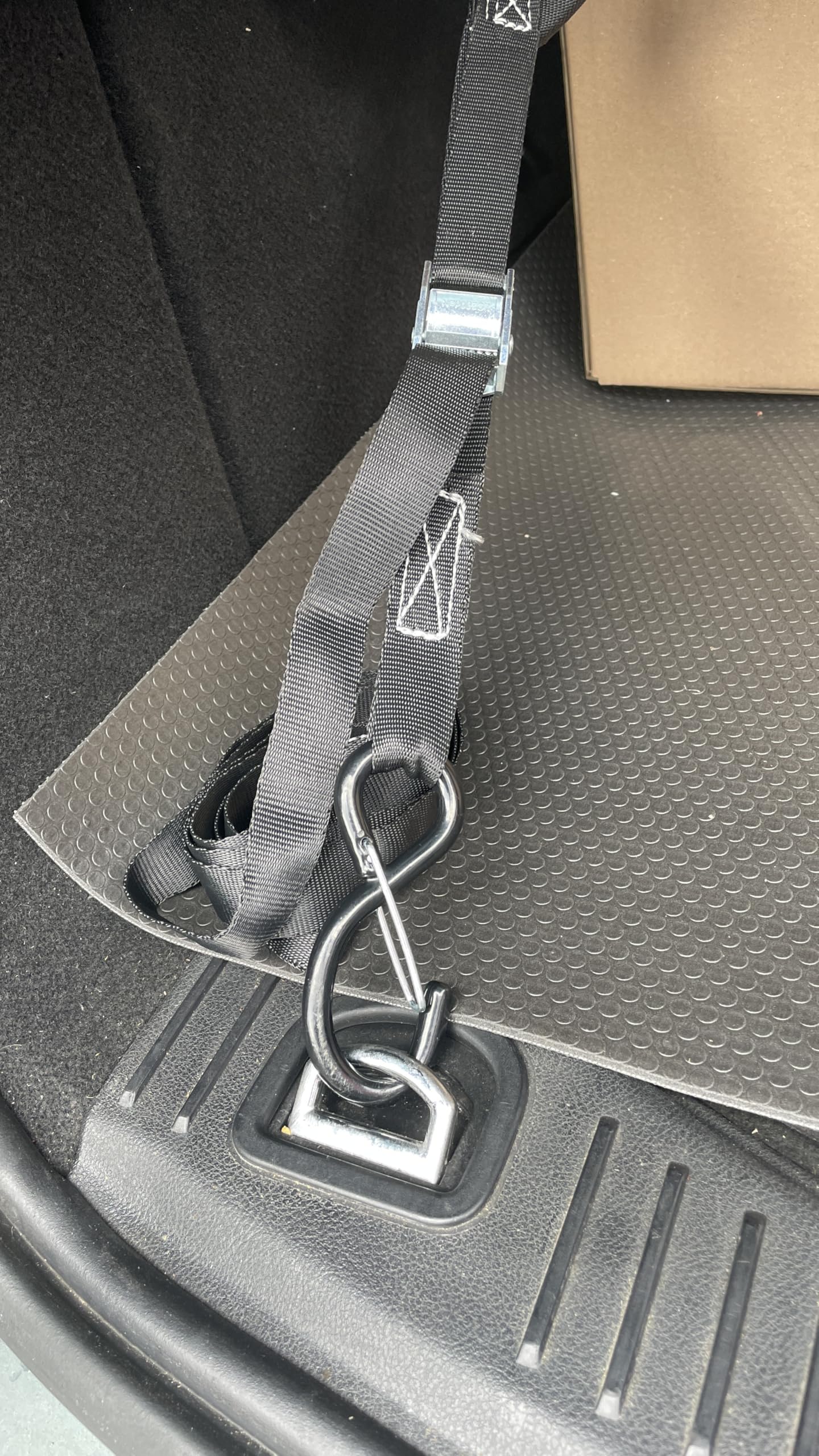 Gurtbandnetz | Bildung von Ladeeinheiten auf Paletten | Praktisches Gepäcknetz für das Auto. Ideal für den Transport. | Größe: L1775xB1400 mm | Farbe: schwarz