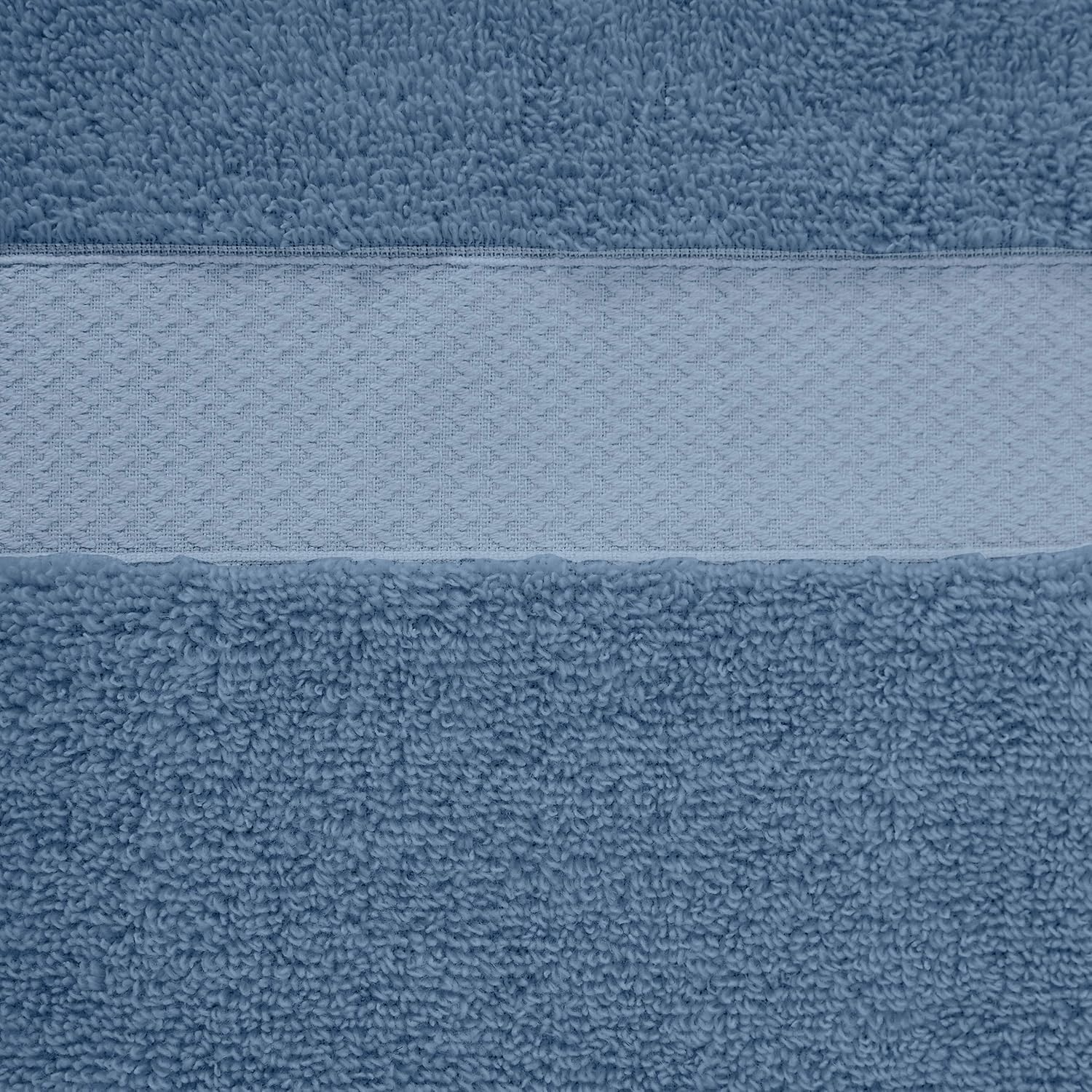 Amazon Basics Everyday Bath Towels, Set of 2, Cornflower Blue, 100% Soft Cotton, Durable