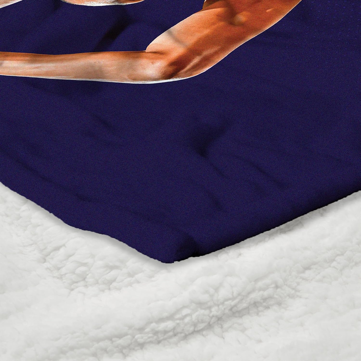 Northwest NBA Phoenix Suns Kevin Durant Silk Touch Sherpa Throw Blanket, Cozy for All Seasons, Lightweight for Couch, Sofa, Boys Girls Bedding, 50 x 60 inches