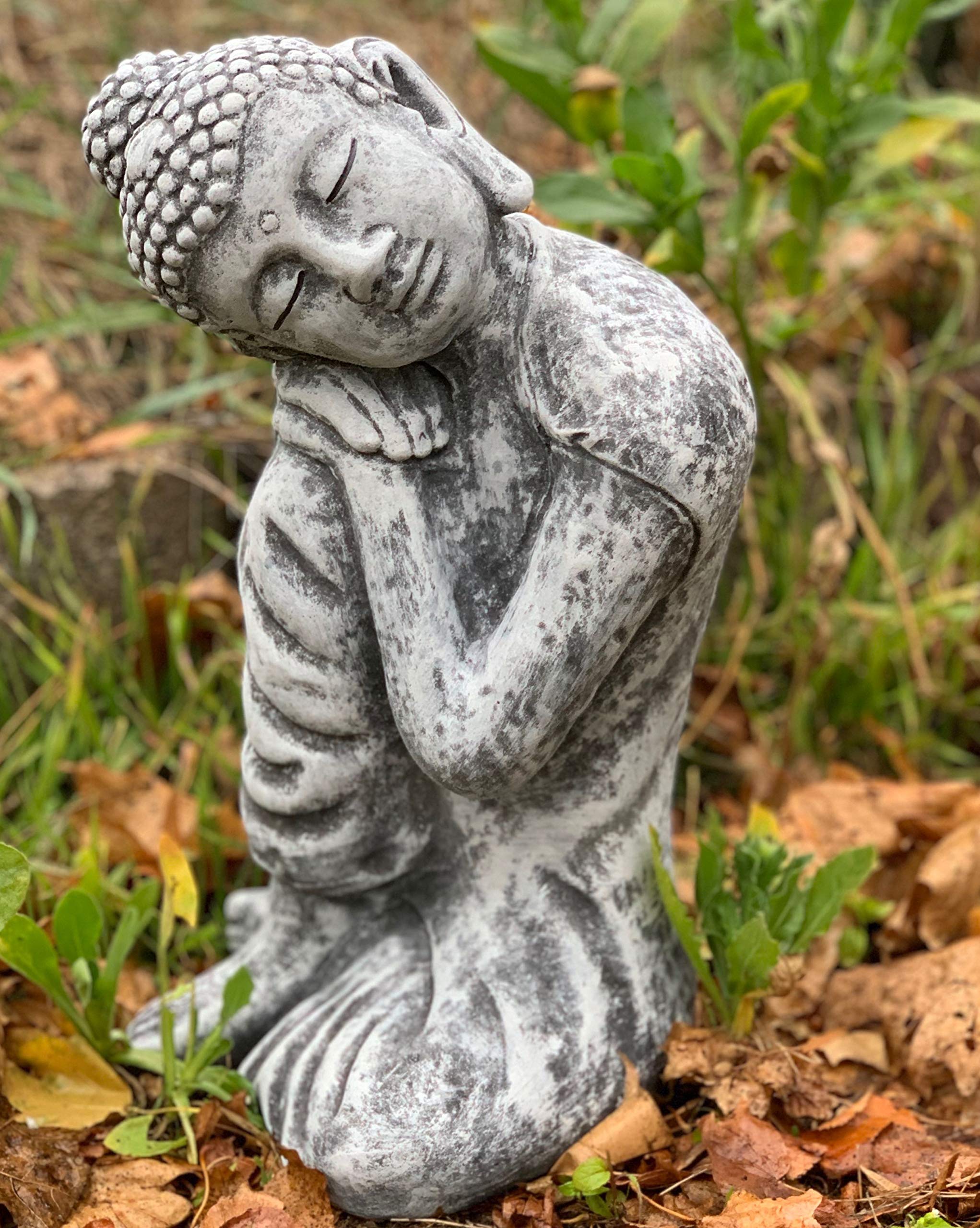 Stone and Style Shiva - Statuetta in pietra sognante resistente al gelo, 12,9 kg