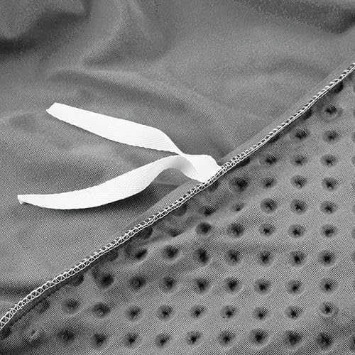 Miniatura 9 de Funda de manta con peso, 60 x 80 pulgadas, color verde, funda de edredón de manta con peso de 60 x 80 pulgadas, funda de edredón lavable con 8 lazos