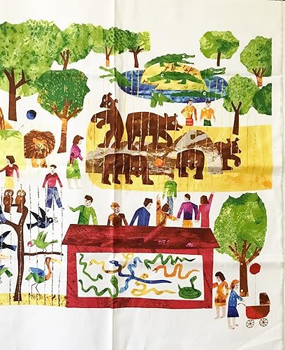 Miniatura 4 de Panel de tela "The Very Hungry Caterpillar", diseñado por Eric Carle (ideal para acolchar, coser, proyectos de manualidades, colgar en la pared y