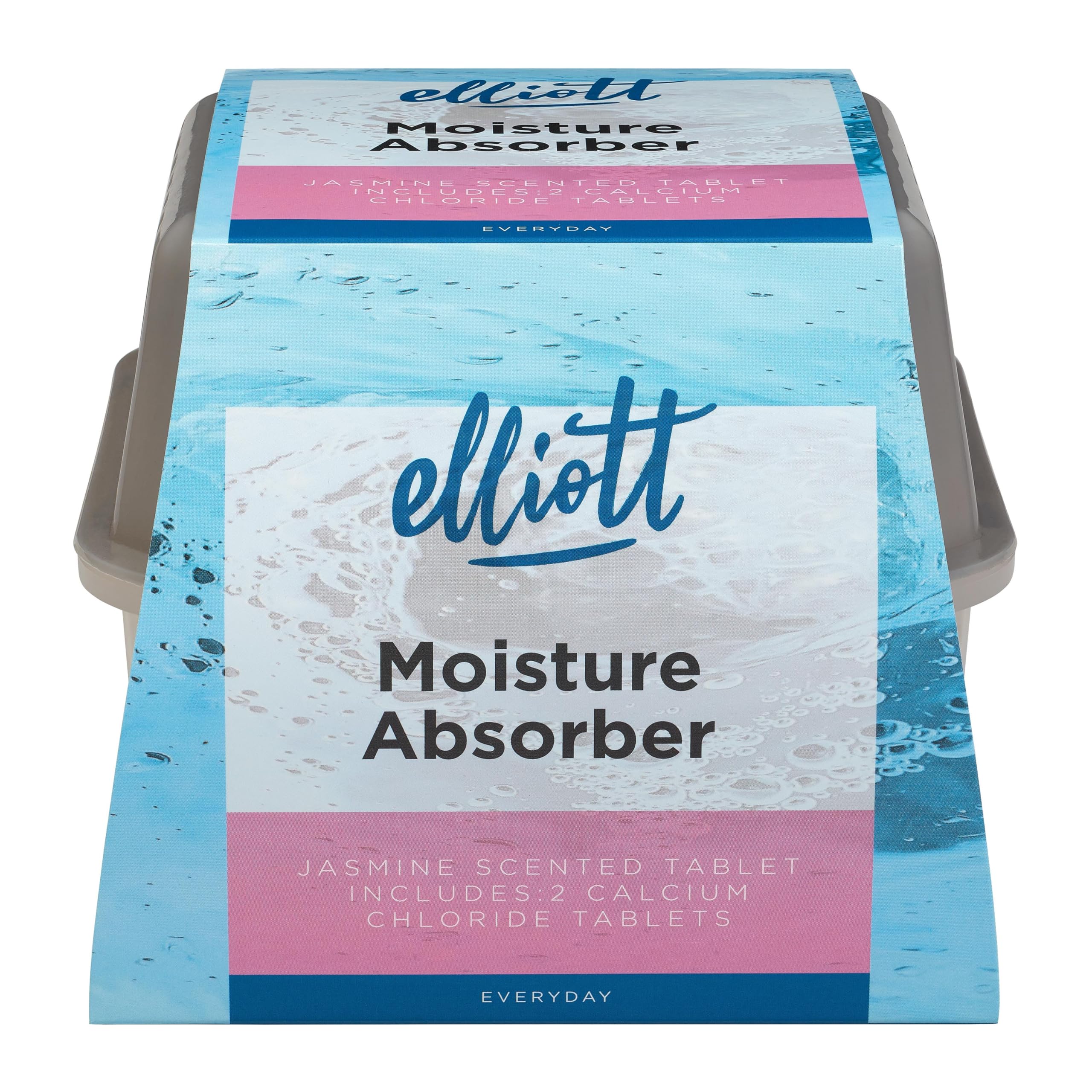 Elliott Moisture Absorber Refill Tablets Pack of 2 - Jasmine Scent for Continuous Freshness- Moisture In: Cars, Caravans, Motorhomes,Garages,Sheds,Basements, etc