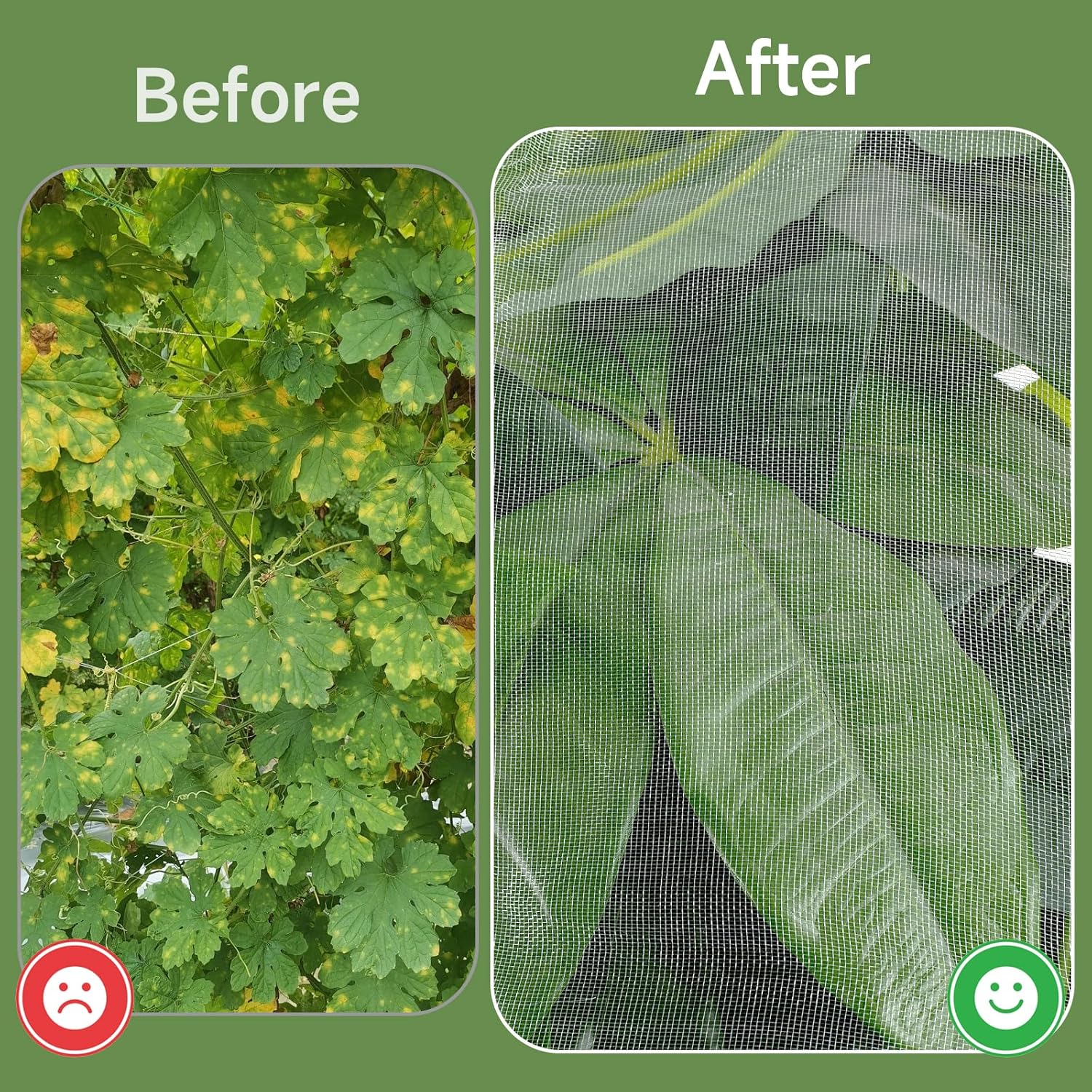 2Pcs Fruit Tree Netting with Zipper and Drawstring, 10Ft x 10Ft Blueberry Bush Netting, Protective Garden Mesh Covers for Tomatoes, Fruit Tree, Flowers, Vegetables