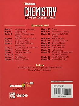 Amazon.com: Chemistry: Matter & Change, Student Edition
