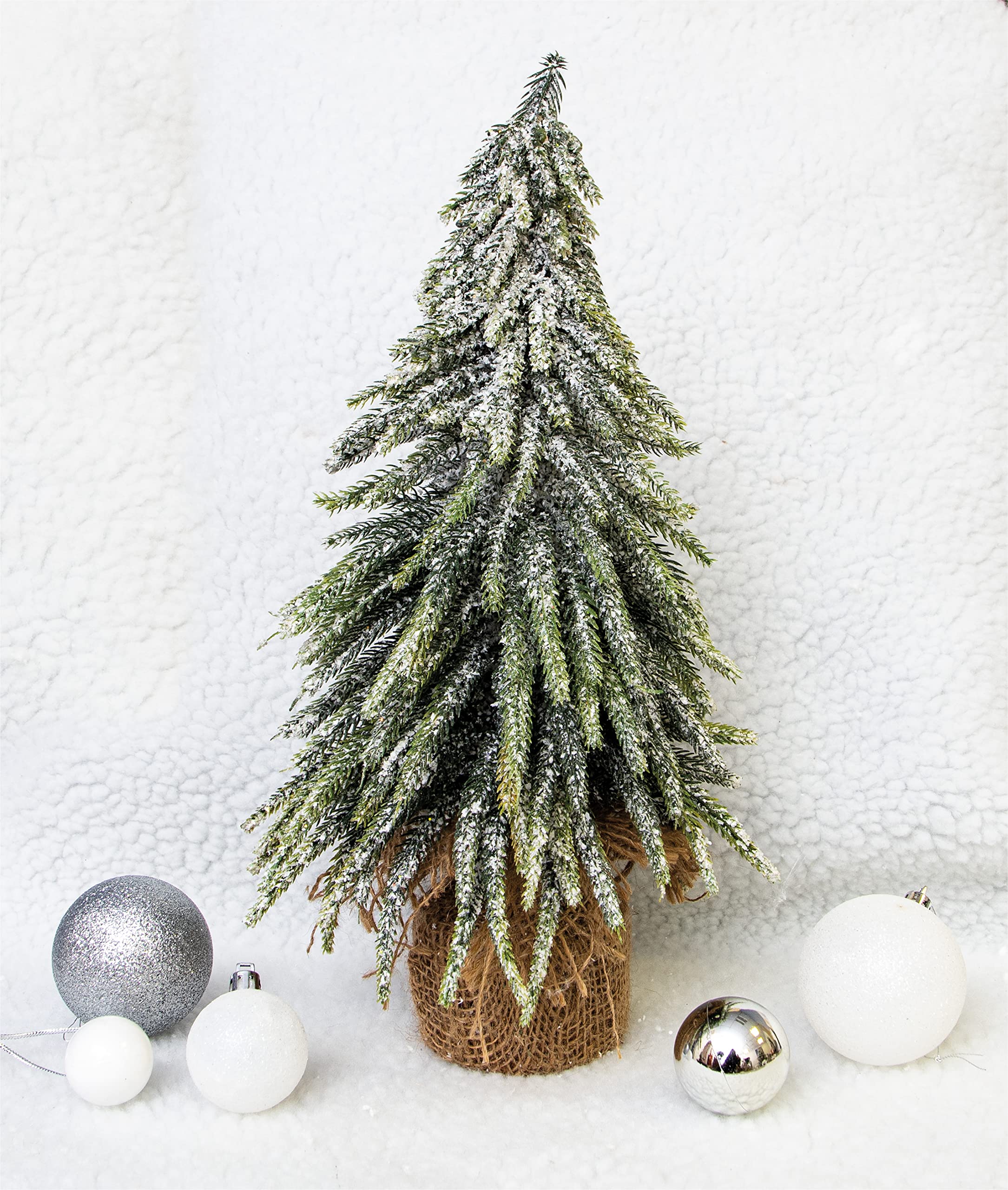 St Helens Snow Topped Mini Christmas Tree 35Cm
