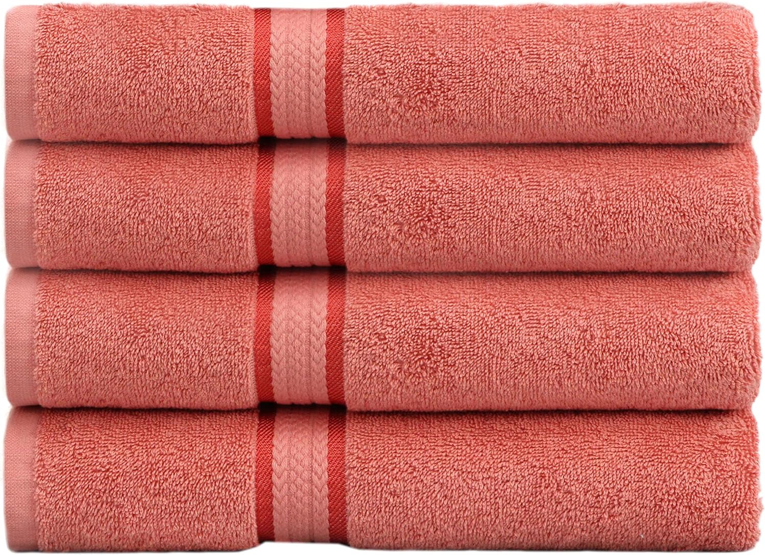 COTTON CRAFT Ultra Soft Bath Towel Set of 4 Oversized 100