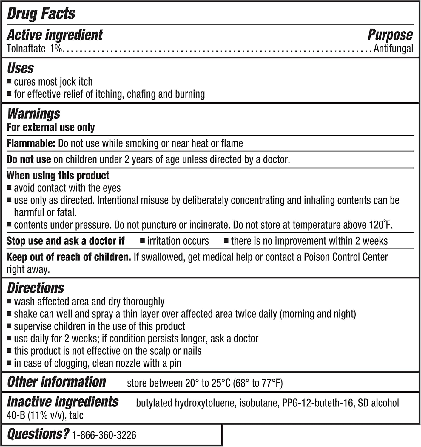 Buy Tinactin Antifungal Spray Powder Jock Itch 4.6 Oz (Pack of 2