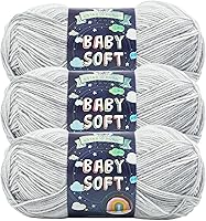 Vista 29 de Lion Brand Yarn 920-218 Babysoft Hiland, Pastel Print (1 madeja)
