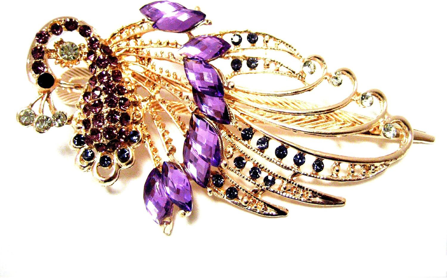 CAETLE ® Lovely Vintage Jewelry Crystal Peacock Hair Clips - for hair clip Beauty Tools