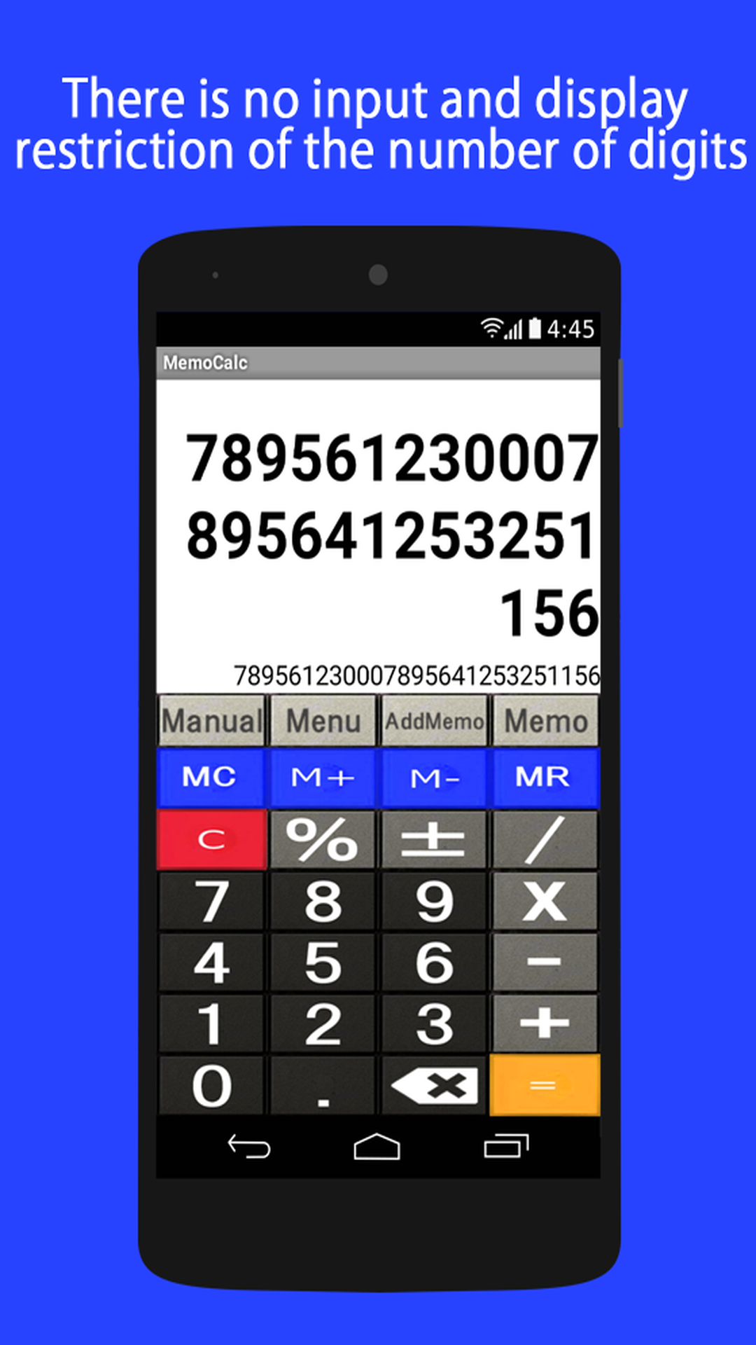 Notes and calculator with history function App on Amazon Appstore