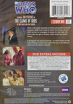 その他 Doctor Who: Claws of Axos - Episode 57 [DVD] Amazon.com: Doctor Who: Ep. 57 - Claws of Axos, The (Special