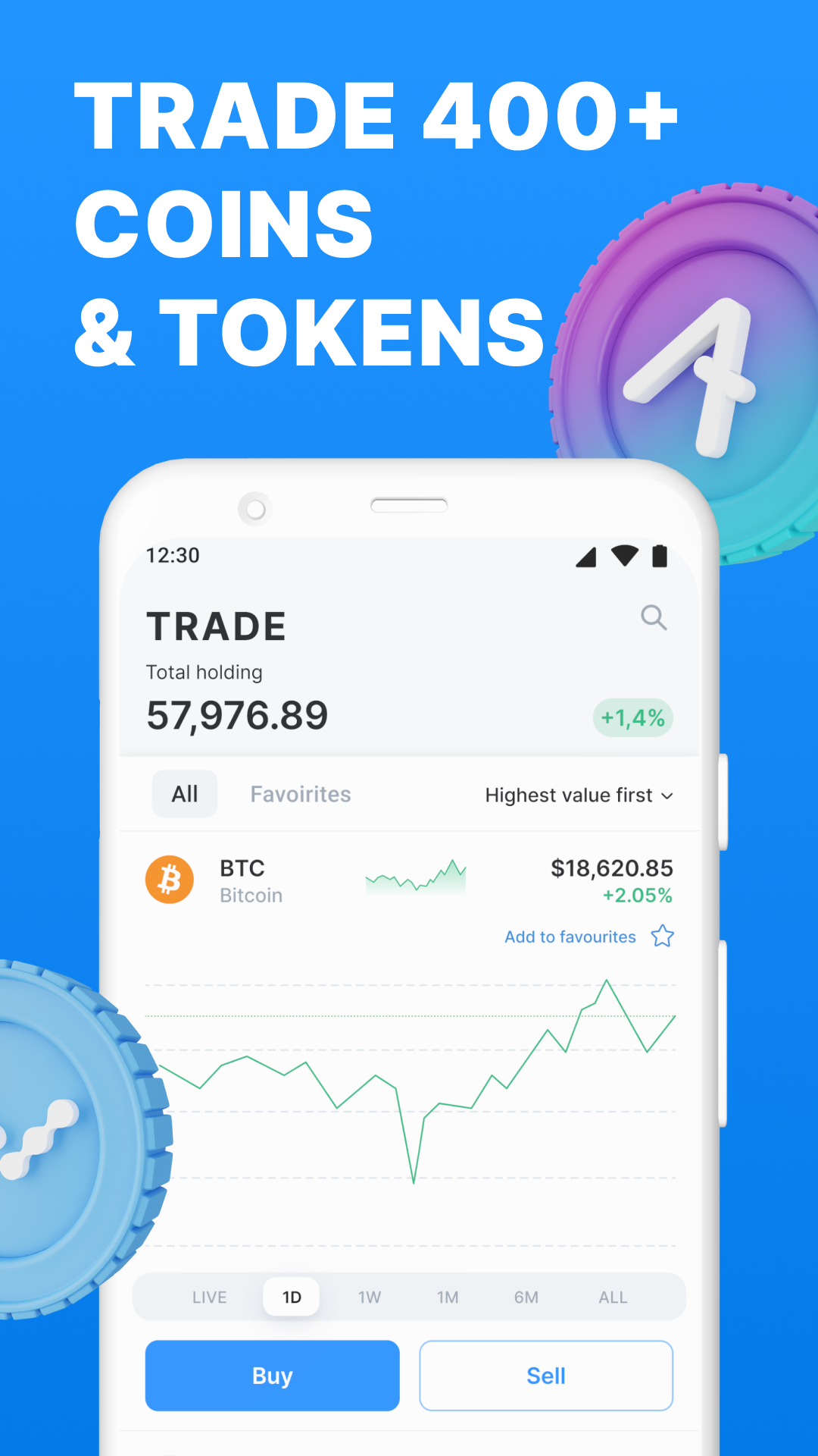 7b: Best Crypto Wallet. Buy Bitcoin (BTC), ethereum (ETH), Dogecoin (DOGE)  and more than 400+ Coins and Tokens. Buy Crypto for Fiat. Exchange  cryptocurrency easy. No KYC, WITHDRAW UP TO 2 BTC