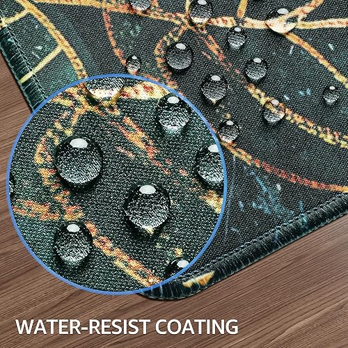 Miniatura 149 de KTRIO - Alfombrilla de mouse grande para juegos con bordes cosidos, extendida, tela microtejida superior, base antideslizante, almohadilla de Negro