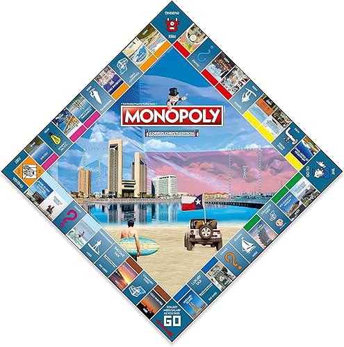 Miniatura 3 de Juego de mesa Monopoly - Corpus Christi Edition 2-6 jugadores, juegos de mesa familiares para niños y adultos, juegos de mesa para niños de 8 años