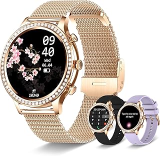 Smart Watches for Women (Answer/Make Call), Colesma Smart Watch for Android & iPhone, 1.32" HD Fitness Tracker Watch Sleep/Heart Rate/SpO2 Monitor Pedometer Waterproof Smartwatch,Multiple Sports Modes