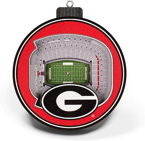 YouTheFan - Adorno con diseño de vista de estadio 3D de equipo de la NCAA