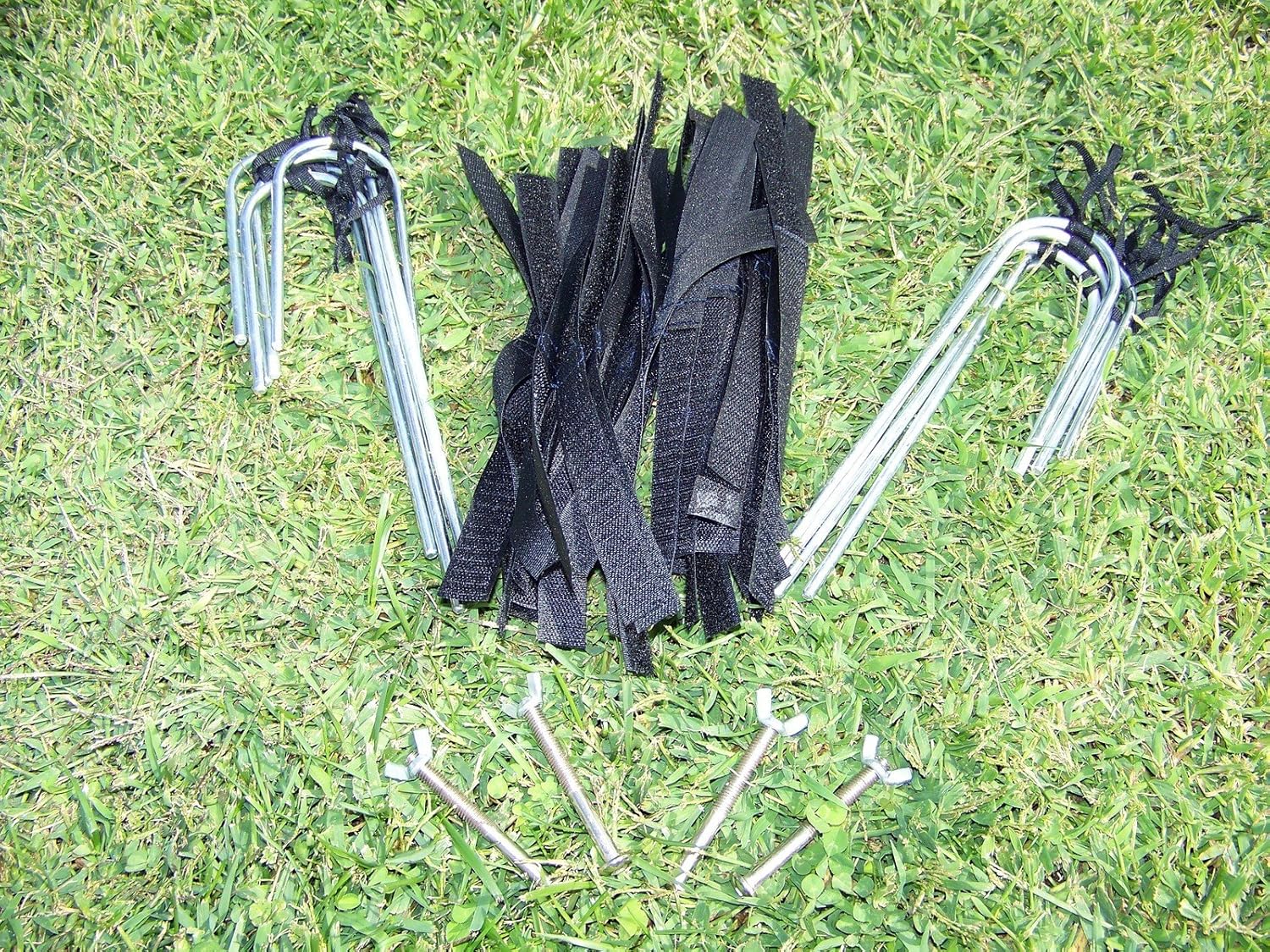 Official Size 24 X 8 X 5 Ft. Steel Soccer Goal. Heavy Duty Frame w/Net. Tournament, Regulation Size Goals. Professional Portable Practice Training Aid. 24 X 8, 24x8 Foot. (2Nets)