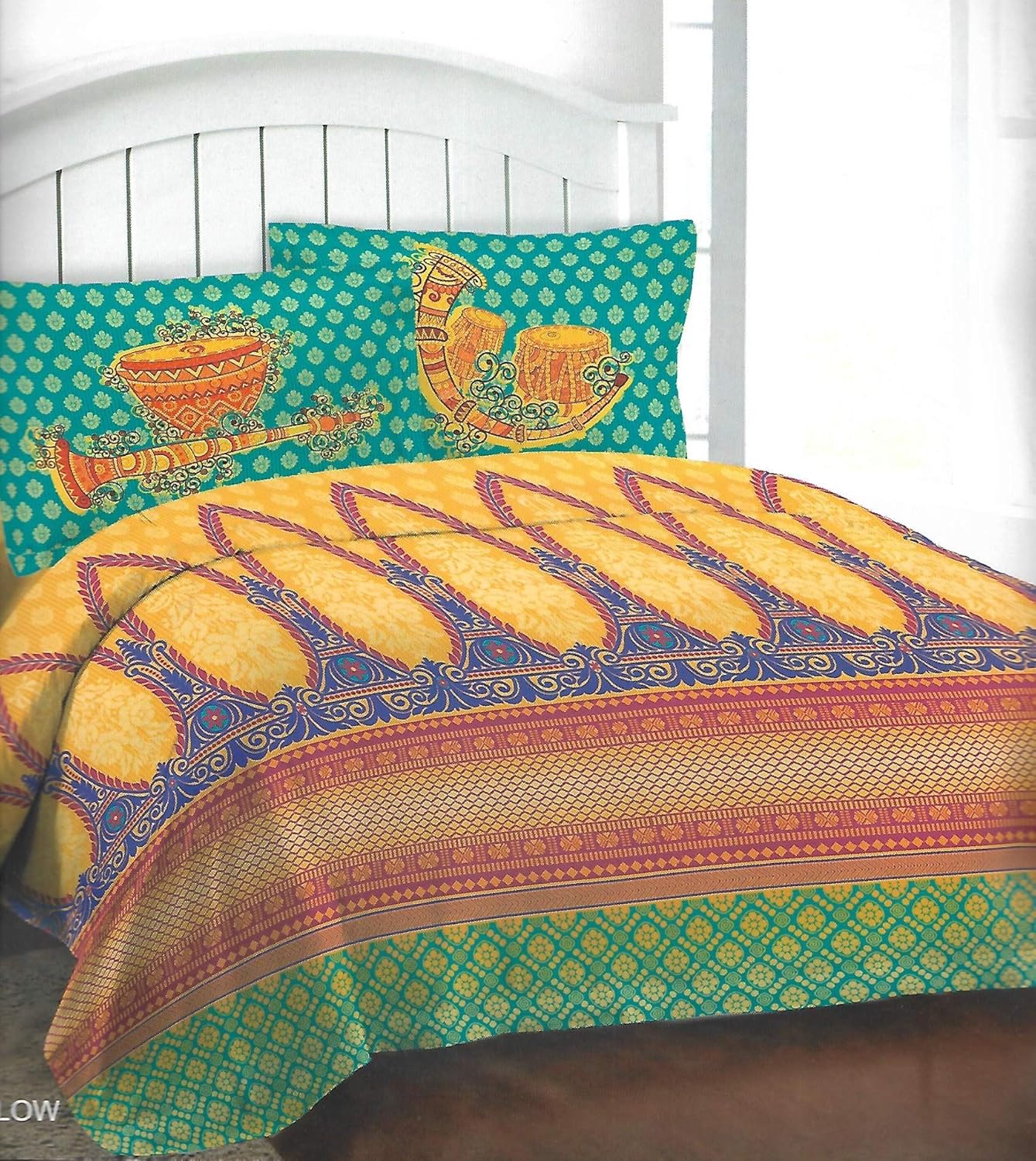 Bombay Dyeing Celebrating India 300TC 100 Cotton One King Size