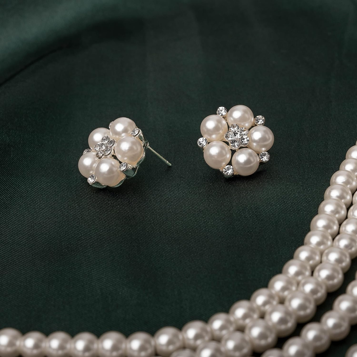 Miniatura 4 de Zivyes Audrey Hepburn Holly Golightly Breakfast at Tiffanys Costume Accessory Necklace Gloves Holder