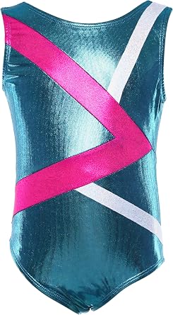 Dancina Gymnastics Leotards for Girls Sparkle Designs & Solid Colors