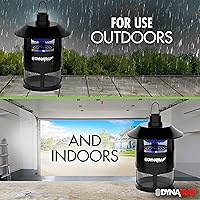 Vista 5 de DynaTrap Trampa para mosquitos DT160-TUNSR de 1/4 acre y trampa para insectos voladores – Mata mosquitos, moscas, jejenes, avispas y otros insectos